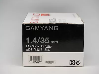 (new Unit Old Stock)Samyang 35mm F/1.4 AS UMC Lens For Micro Four Thirds Mount • $150