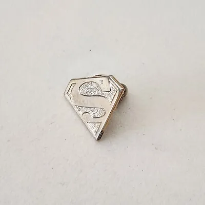 Superman Logo Lapel Hat Pin 1977 DC Comics Vintage • $14.95