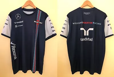 Hackett Williams Martini Racing F1 Formula One Team Jersey Shirt. Size XXL • $40