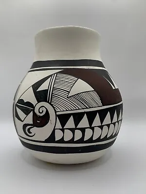 R Galvan Hand Painted Mexican Pottery Vintage Signed Stamped • $11.99