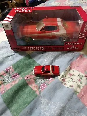 1976 Ford Gran Torino Red Starsky And Hutch 1/24 Scale Model - Greenlight 84042 • $40