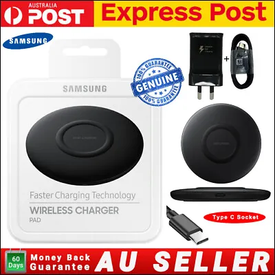 Original Fast Wireless Charger Pad For Samsung Galaxy S6 S7 S8 S9 10 Note 8 9 10 • $25.95
