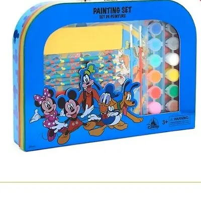 New Disney Store Mickey Mouse And Friends Paint Set Carry Case 35x25cm  • £11.99