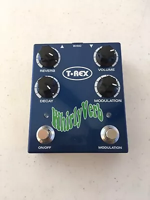 T-Rex Engineering Whirly Verb Digital Reverb Modulation Rare Guitar Effect Pedal • $85