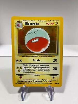 Electrode Pokemon Jungle WoTC 2/64 Holo Rare No Symbol Misprint • $19.99