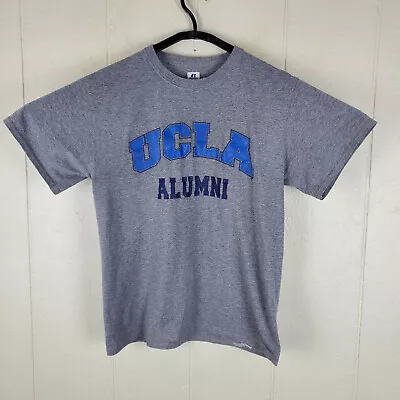 UCLA Bruins Shirt Mens Medium Gray Graphic Crew Neck Short Sleeve Stretch • $11.78