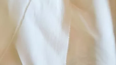White Moisture Wicking Sport Wear Performance Knit  Stretch Fabric 56 W • $13