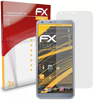 AtFoliX 3x Screen Protector For LG G6 Screen Protection Film Matt&shockproof • £12.59