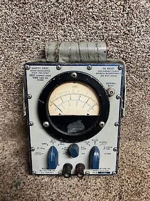 VTG Multimeter USAF Bruno New York Industries ME-70 PSM-6  Military Analog AF 33 • $34.99