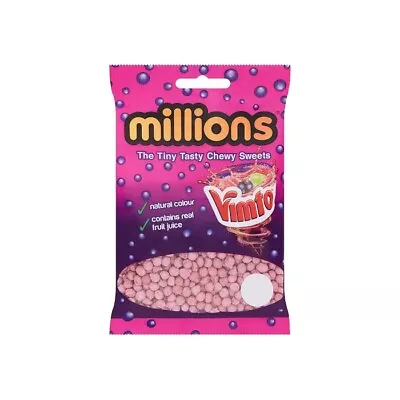 Vimto Millions ~ Chewy Sweets ~ 85 G ~ Wedding Favour ~ Millions  ~  Candy ~ New • £2.66