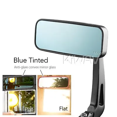 Bar End Mirrors Classic Black Fits Moto Guzzi V7 III Milano Threaded OEM Bar • $93