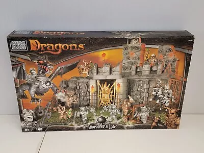 Mega Bloks Dragons Toy Set 9886 Sorcerer's Lair 2002 New Sealed In Box • $120
