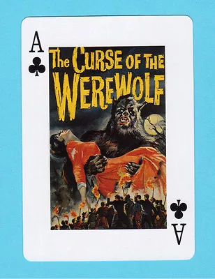 The Curse Of The Werewolf  Yvonne Romain Euro Collector Playing Card • $16.78