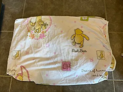 Classic Pooh Winnie The Pooh Twin Fitted Bed Sheet • $20