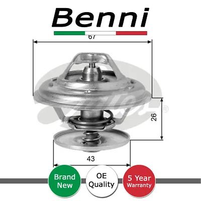 Thermostat Coolant Benni Fits Mercedes SL 1971-1985 2.8 3.5 3.8 4.5 5.0 • $25.01