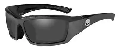 Harley-Davidson Men's Tat Skull Gasket Sunglasses Gray Lenses & Frames HATAT02 • $59.95