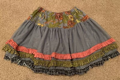 Matilda Jane Field Trip Jessie Ruffle Tulle Skirt Girls Size 12 *EUC* • $29