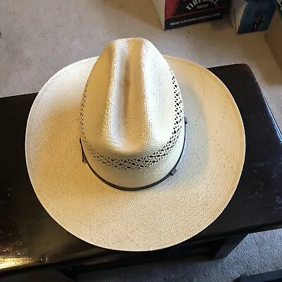 Vintage Stetson Straw Hat Size 7 • $35.95