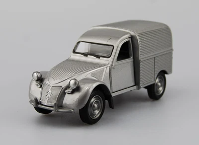 $9.50 • Buy Welly Old Timer Citroen 2cv Fourgonnette Silver 1:34 Die Cast Model New In Box