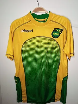 Vintage Jamaica Football Shirt Jersey 2004/2006 Uhlsport Size M • £36