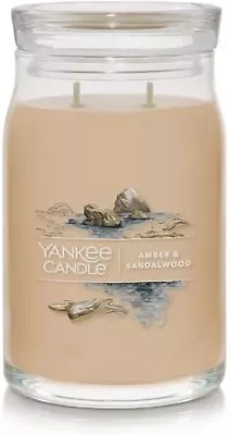 Yankee Candle Signature Large Jar - Amber & Sandalwood • £32.57