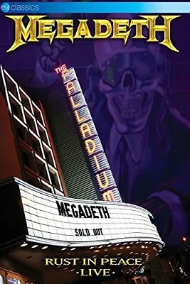 Megadeth - Rust In Peace Live [DVD] [2015] [NTSC] - DVD  MAVG The Cheap Fast • £11.82