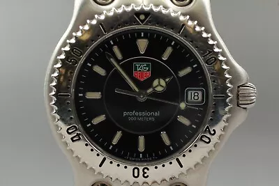 Tag Heuer SEL WG1118 Black Men's Watch EXCELLENT+++++ From Japan • $399.99