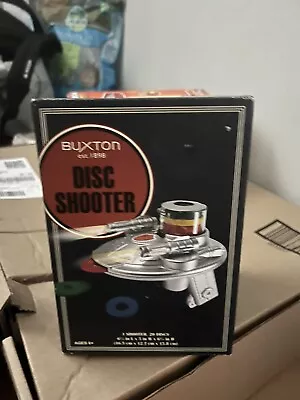 Vintage BUXTON Disc Shooter - Silver Rare NEW • $29.99