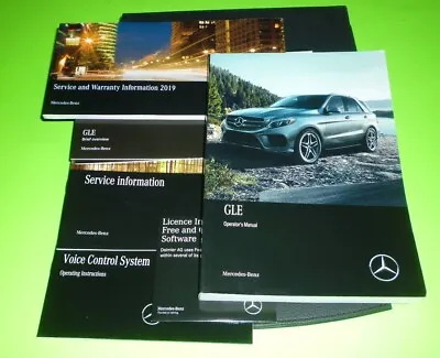 2019 Mercedes GLE 350 300d 43 Owners Manual SET 19 GLE350 550E Awd GUIDE +CASE  • $80.99
