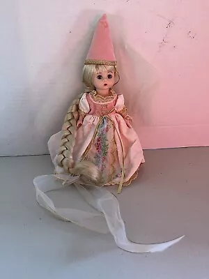 Vintage Madame Alexander Rapunzel Doll White Dress Eyes Closes & Moves • $39.95