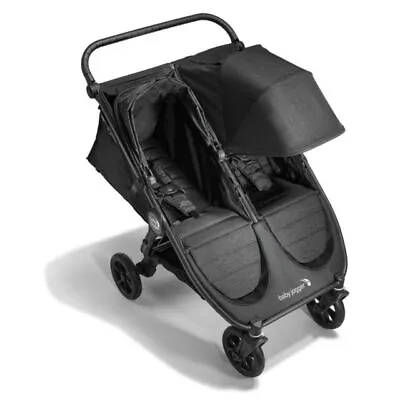 £500 • Buy Baby Jogger City Mini GT2 Double Opulent Black All Terrain Pushchair