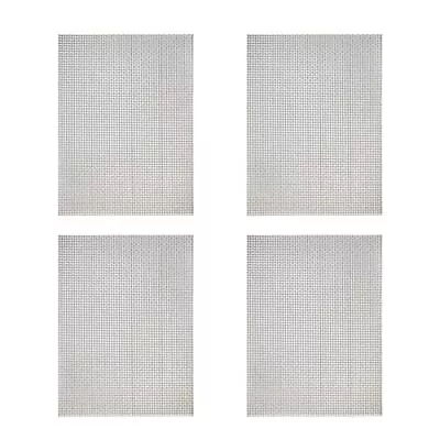 4 Pack Stainless Steel Mesh Screen No Rust Metal Mesh Sheets For DIY Projects • $16.55