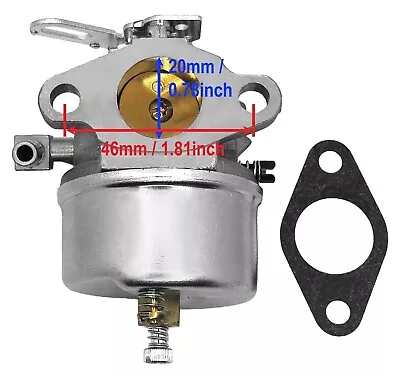 Adjustable Carburetor Carb For Tecumseh 5HP 4HP MTD 640084B 640084A Snowblower • $13.99