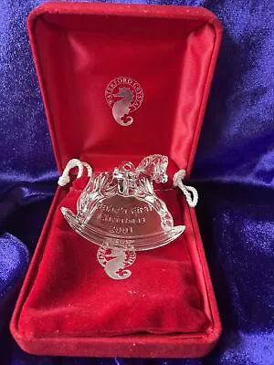£15 • Buy Waterford Crystal Christmas Decoration 2001 Baby’s First Christmas