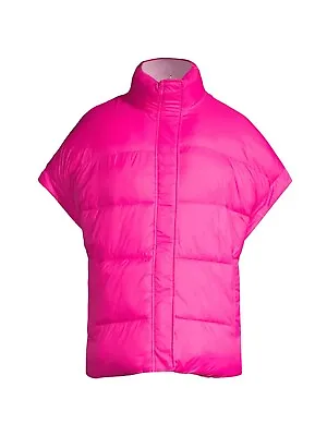 UGG Womens Sydnee Reversible Puffer Vest Pink/Rose Size-M (1132471) NWT$198 • $84.99