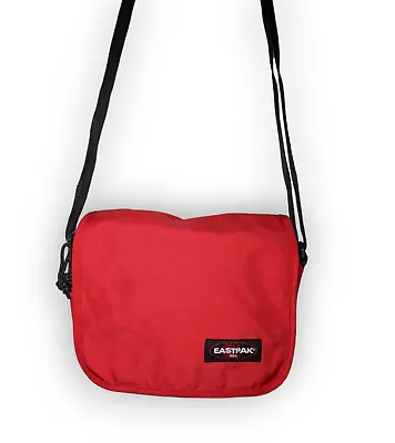 Eastpak Red Messenger Shoulder Bag School College Uni Travel Good Condition • £17.50