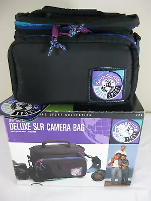 VTG Samsonite Deluxe SLR Camera Case Padded Bag Zipper Strap Pouch Retro • $14.56