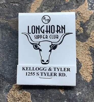 Longhorn Supper Club Matchbook. Wichita KS • $15