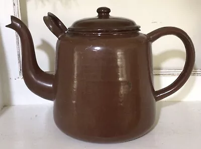 Vintage Baked Enamel Kettletea Pot 3 L  • $49