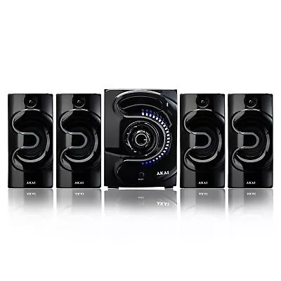 AKAI Jazz MS4460 62W RMS 4.1 Channel Multimedia Speakers Home Theater System • $842.61