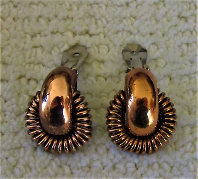 Vintage Renoir Matisse Earrings Modernist Mid-CenturyCopper And Enamelsigned • $49.99