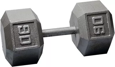 Body-Solid Cast Iron Hexagon Dumbbell Hand Weights For Men And Women 90lb • $234.14