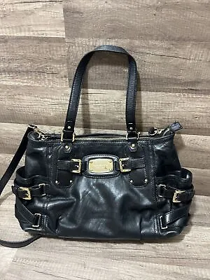 MICHAEL KORS Black Leather Bag Shoulder Bag • $30