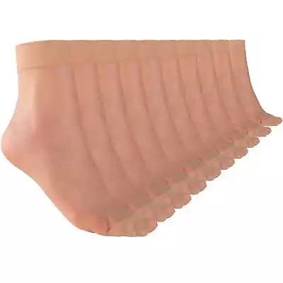 10 Pairs Women's Ankle High Sheer Socks • $29.75