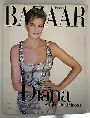 Vintage Harper’s Bazaar November 1997 - Princess Diana • $17.98