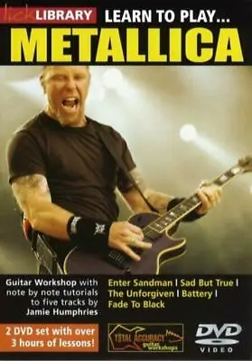 Learn To Play - Metallica DVD General Interest (Leisure/Health) (2006) • £11.25