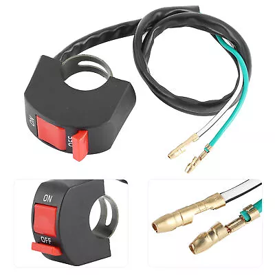 Universal Motorcycle LED Light Switch Handlebar Headlight Control On/Off 22‑25⁺ • $8.99