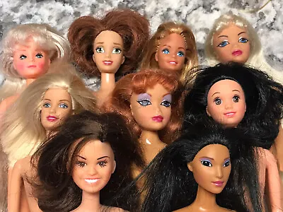 Lot Of 9 Vintage Barbie Dolls Marie Osmond Disney Pocahontas Rubber • $12.99