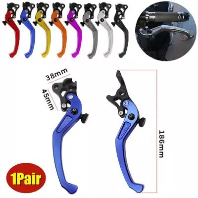 1Pair 22MM Off-road Motorcycle Anti-fall Folding Brake Lever Clutch Lever Handle • $25.49