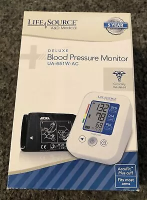 A&D Medical  UA-651W-AC AccuFit Deluxe Blood Pressure Monitor • $28.49